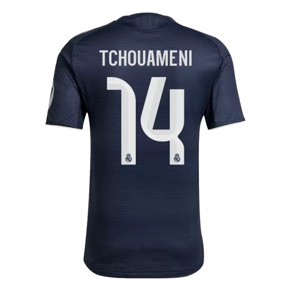 TCHOUAMENI #14 Real Madrid Away Match Jersey Player Version 2025/26 - minejerseys