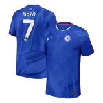 NETO #7 Chelsea Home Match Jersey Player Version 2025/26 - minejerseys