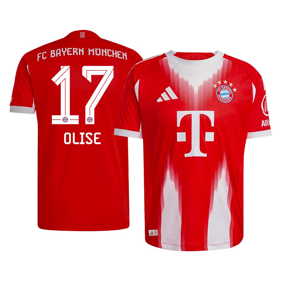 OLISE #17 Bayern Munich Home Match Jersey Player Version 2025/26 OLISE #17 Bayern Munich Home Match Jersey Player Version 2025/26