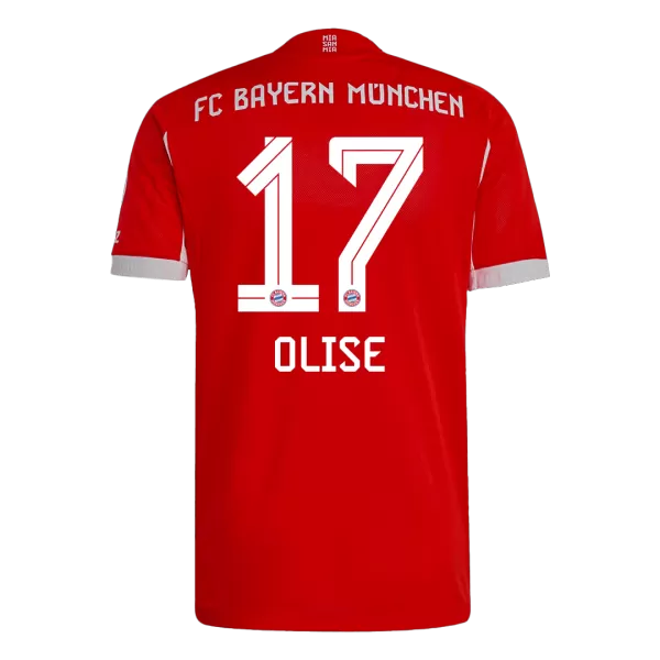 OLISE #17 Bayern Munich Home Match Jersey Player Version 2025/26 - minejerseys