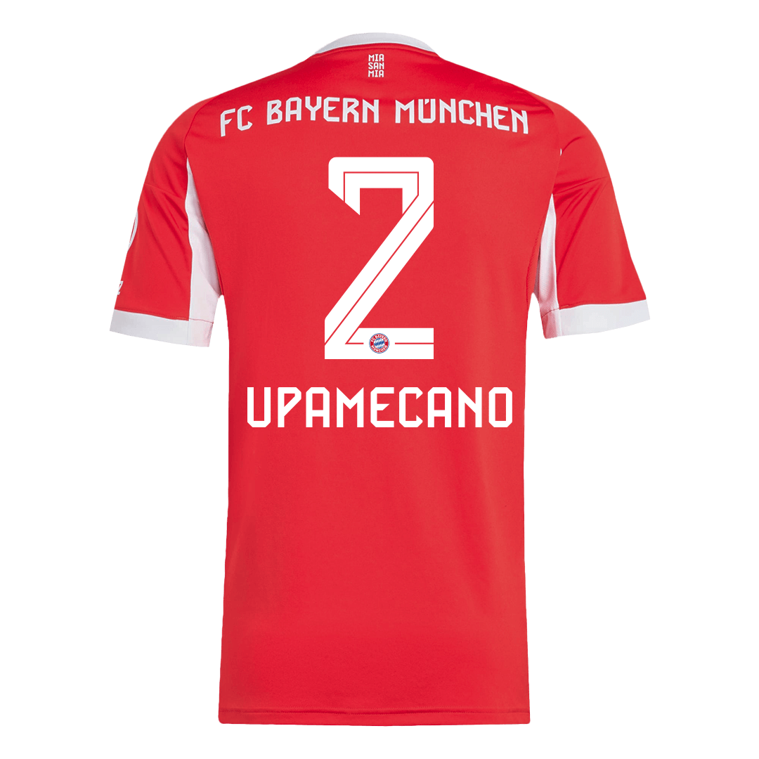 UPAMECANO #2 Bayern Munich Home Jersey 2025/26 - [Super Replica]