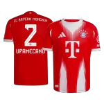 UPAMECANO #2 Bayern Munich Home Match Jersey Player Version 2025/26 - minejerseys