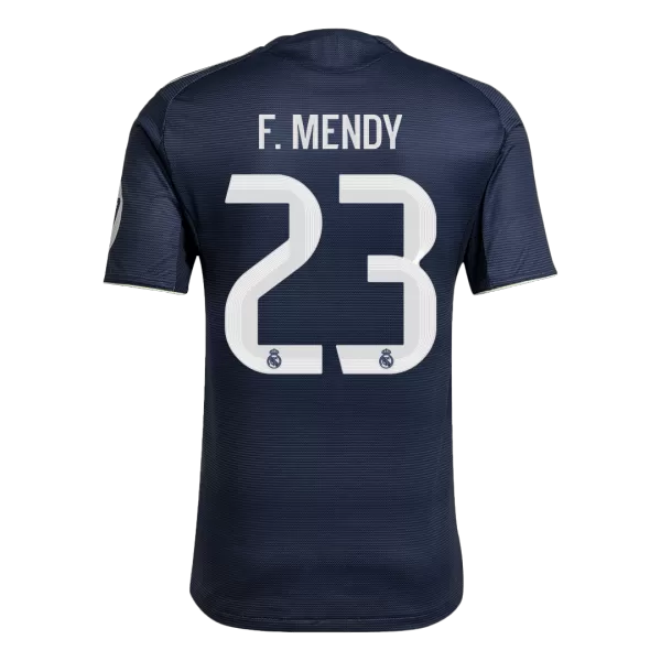 F.MENDY #23 Real Madrid Away Match Jersey Player Version 2025/26 - minejerseys