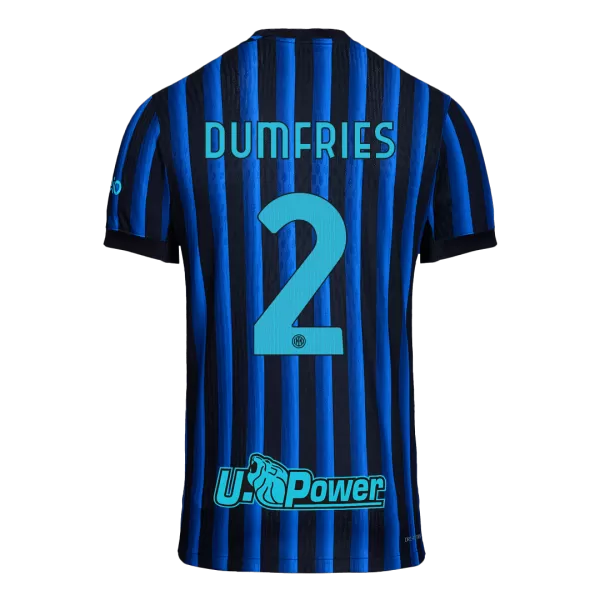 DUMFRIES #2 Inter Milan Home Match Jersey Player Version 2025/26 - minejerseys