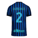 DUMFRIES #2 Inter Milan Home Match Jersey Player Version 2025/26 - minejerseys