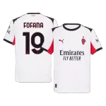 FOFANA #19 AC Milan Away Match Jersey Player Version 2025/26 - minejerseys
