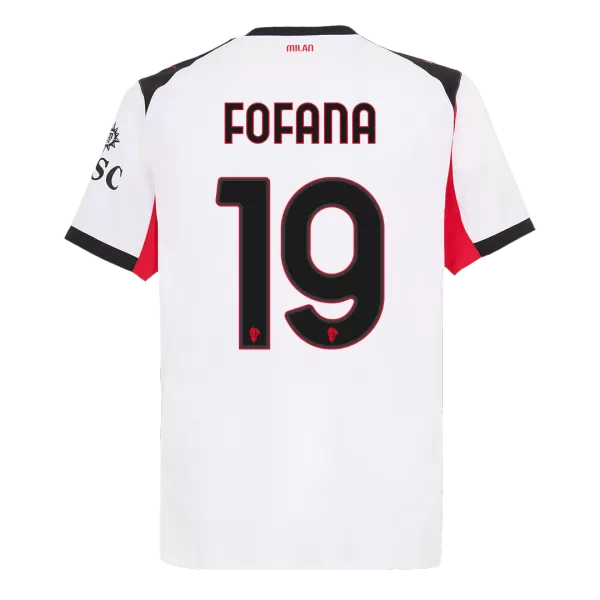 FOFANA #19 AC Milan Away Match Jersey Player Version 2025/26 - minejerseys