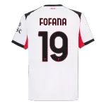 FOFANA #19 AC Milan Away Match Jersey Player Version 2025/26 - minejerseys