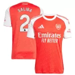 SALIBA #2 Arsenal Home Jersey 2025/26 - [Super Replica] - minejerseys