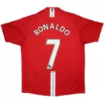 RONALDO #7 Retro Manchester United Home Jersey 2007/08 - minejerseys
