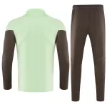 Real Madrid 1/4 Zipper Sweat Kit(Top+Pants) Green 2025/26 - minejerseys