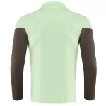 Real Madrid 1/4 Zipper Sweat Kit(Top+Pants) Green 2025/26 - minejerseys