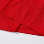 PSG Zipper Sweatshirt Kit(Top+Pants) Red 2025/26 - minejerseys