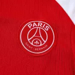 Kids PSG Zipper Sweatshirt Kit(Top+Pants) Red 2025/26 - minejerseys
