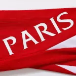 PSG Zipper Sweatshirt Kit(Top+Pants) Red 2025/26 - minejerseys