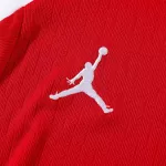 Kids PSG Zipper Sweatshirt Kit(Top+Pants) Red 2025/26 - minejerseys