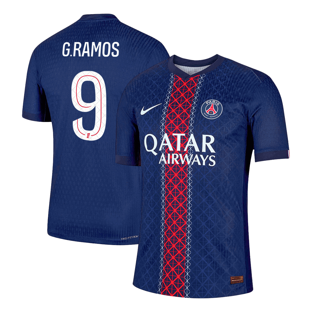 G.RAMOS #9 PSG Home Match Jersey Player Version 2025/26 G.RAMOS #9 PSG Home Match Jersey Player Version 2025/26