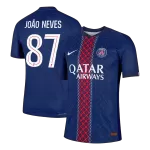 JOÃO NEVES #87 PSG Home Match Jersey Player Version 2025/26 - minejerseys