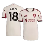 GAKPO #18 Liverpool Away Match Jersey Player Version 2025/26 - minejerseys