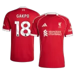 GAKPO #18 Liverpool Home Jersey 2025/26 - minejerseys