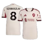 SZOBOSZLAI #8 Liverpool Away Match Jersey Player Version 2025/26 - minejerseys