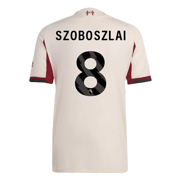 SZOBOSZLAI #8 Liverpool Away Match Jersey Player Version 2025/26 - minejerseys