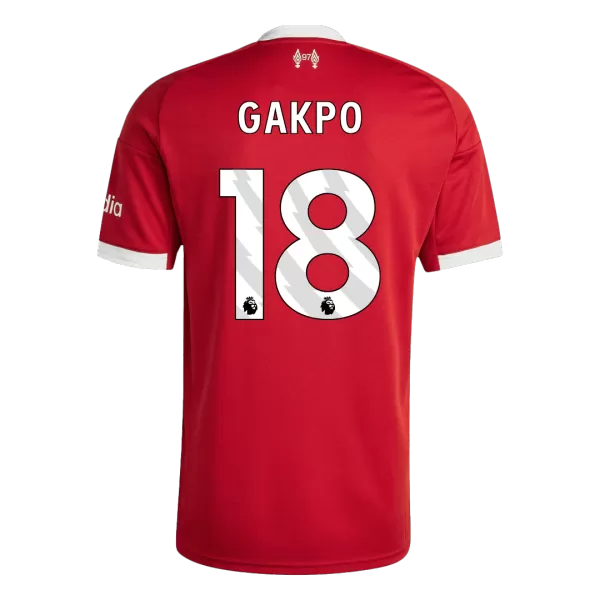 GAKPO #18 Liverpool Home Jersey 2025/26 - minejerseys