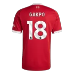 GAKPO #18 Liverpool Home Jersey 2025/26 - minejerseys
