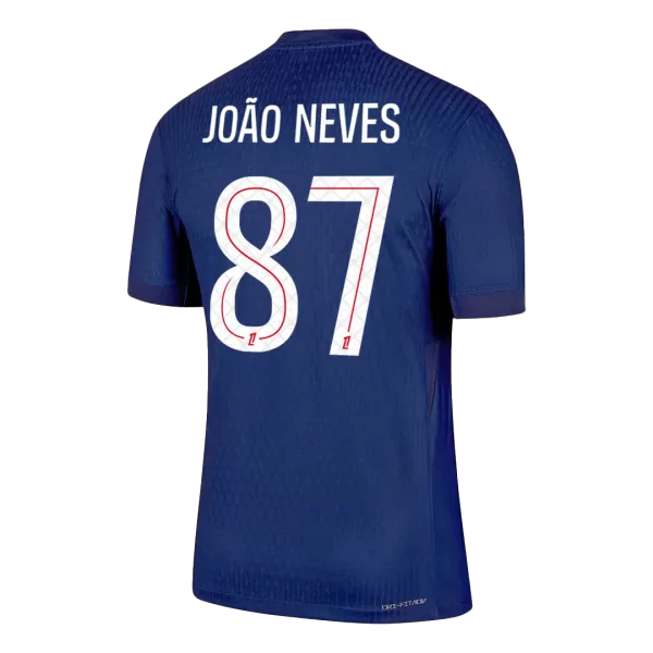 JOÃO NEVES #87 PSG Home Match Jersey Player Version 2025/26 - minejerseys