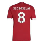 SZOBOSZLAI #8 Liverpool Home Match Jersey Player Version 2025/26 - minejerseys