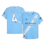 REIJNDERS #4 Manchester City Home Match Jersey Player Version 2025/26 - minejerseys