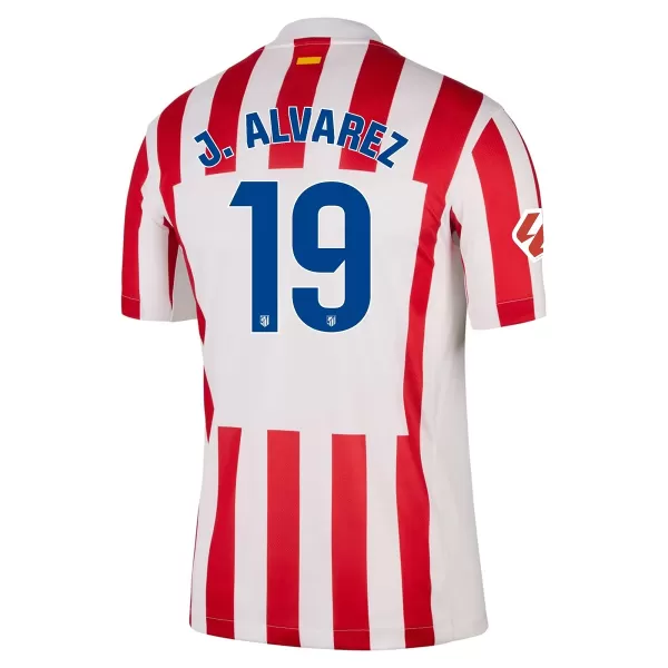 J.ALVAREZ #19 Atletico Madrid Home Jersey 2025/26 - minejerseys