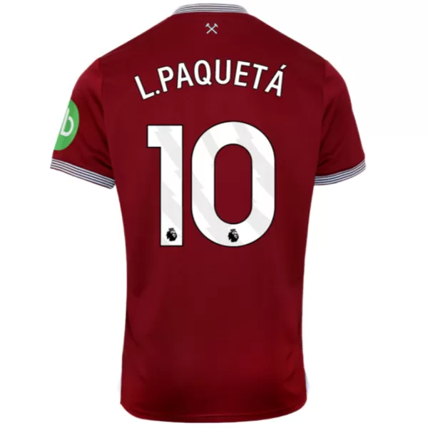 L.PAQUETÁ #10 West Ham United Home Jersey 2025/26 - minejerseys
