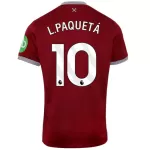 L.PAQUETÁ #10 West Ham United Home Jersey 2025/26 - minejerseys