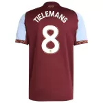 TIELEMANS #8 Aston Villa Home Jersey 2025/26 - Cup Font - minejerseys
