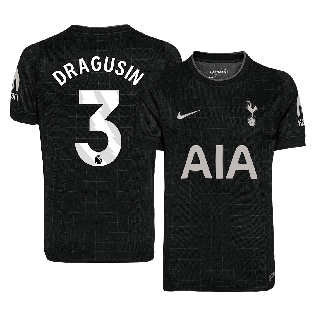 DRAGUSIN #3 Tottenham Hotspur Away Jersey 2025/26 DRAGUSIN #3 Tottenham Hotspur Away Jersey 2025/26