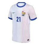 L.HERNANDEZ #21 France Away Jersey - minejerseys