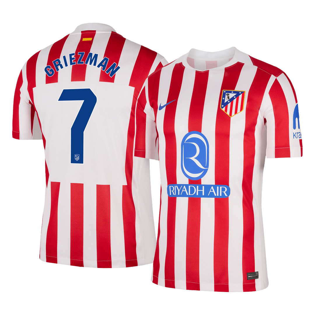 GRIEZMANN #7 Atletico Madrid Home Jersey 2025/26 GRIEZMANN #7 Atletico Madrid Home Jersey 2025/26
