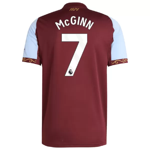 McGINN #7 Aston Villa Home Jersey 2025/26 - minejerseys