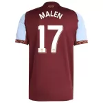 MALEN #17 Aston Villa Home Jersey 2025/26 - Cup Font - minejerseys