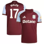 MALEN #17 Aston Villa Home Jersey 2025/26 - Cup Font - minejerseys