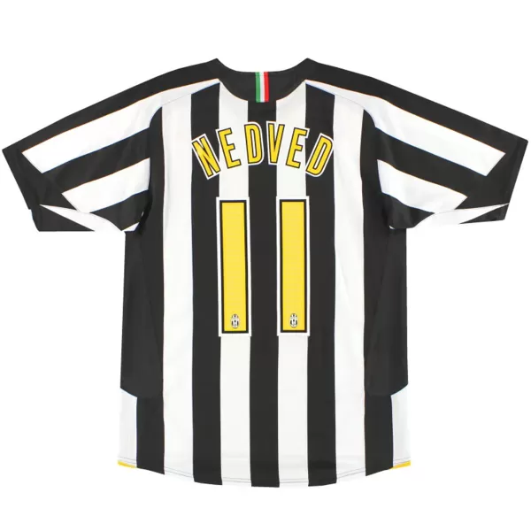 NEDVED #11 Retro Juventus Home Jersey 2005/06 - minejerseys