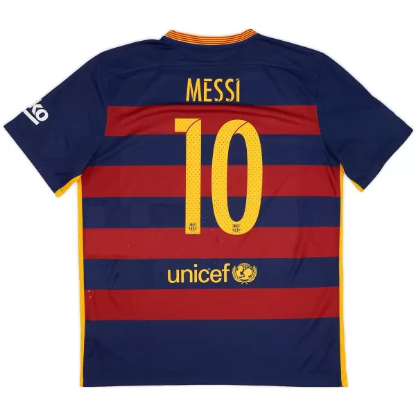 MESSI #10 Retro Barcelona Home Jersey 2015/16 - minejerseys