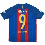 SUÁREZ #9 Retro Barcelona Home Jersey 2016/17 - minejerseys