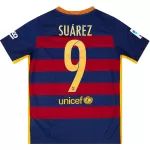 SUÁREZ #9 Retro Barcelona Home Jersey 2015/16 - minejerseys