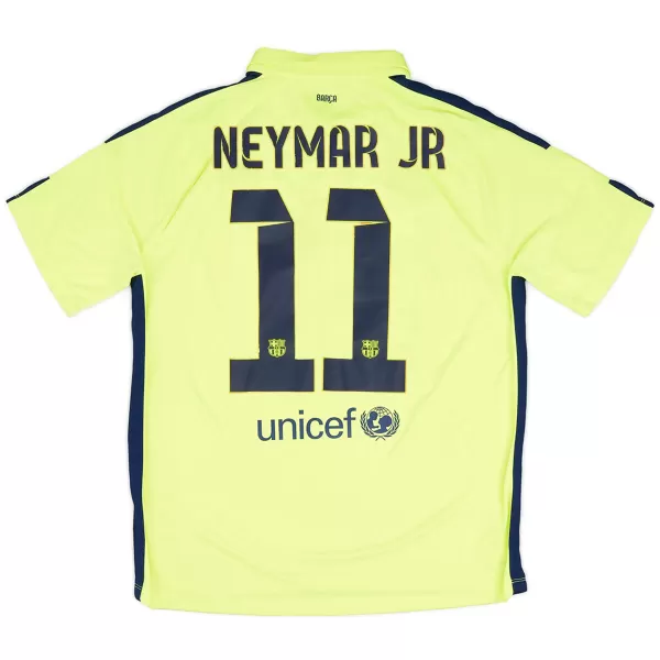 Neymar Jr #11 Retro Barcelona Third Jersey 2014/15 - minejerseys