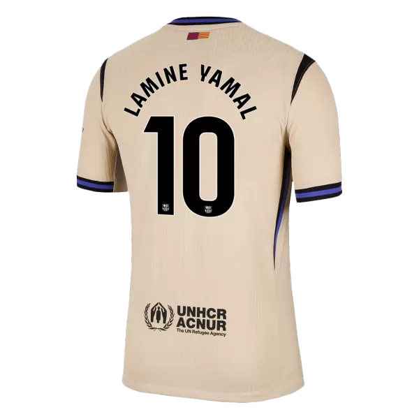 LAMINE YAMAL #10 Barcelona Away Match Jersey Player Version 2025/26 - minejerseys