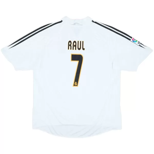 Raúl #7 Retro Real Madrid Home Jersey 2004/05 - minejerseys