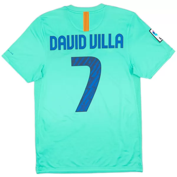 David Villa #7 Retro Barcelona Away Jersey 2010/11 - minejerseys