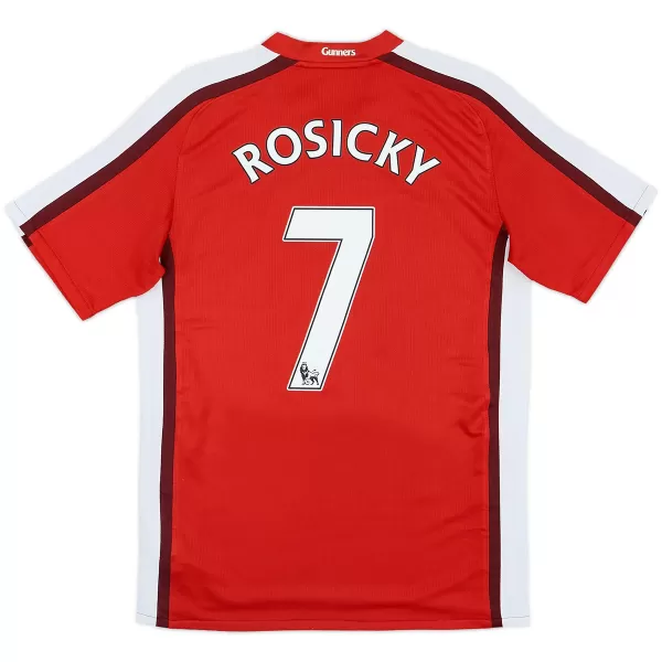 Rosicky #7 Retro Arsenal Home Jersey 2008/10 - minejerseys